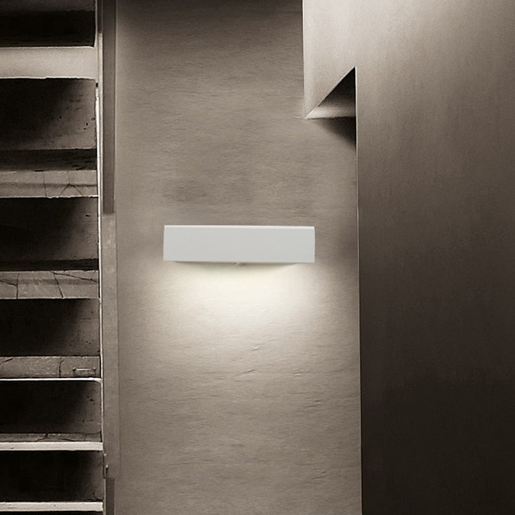 Luz de la pared de la pared de sombra cuadrada simple de luz simple iluminación de pared de metal de estilo simple