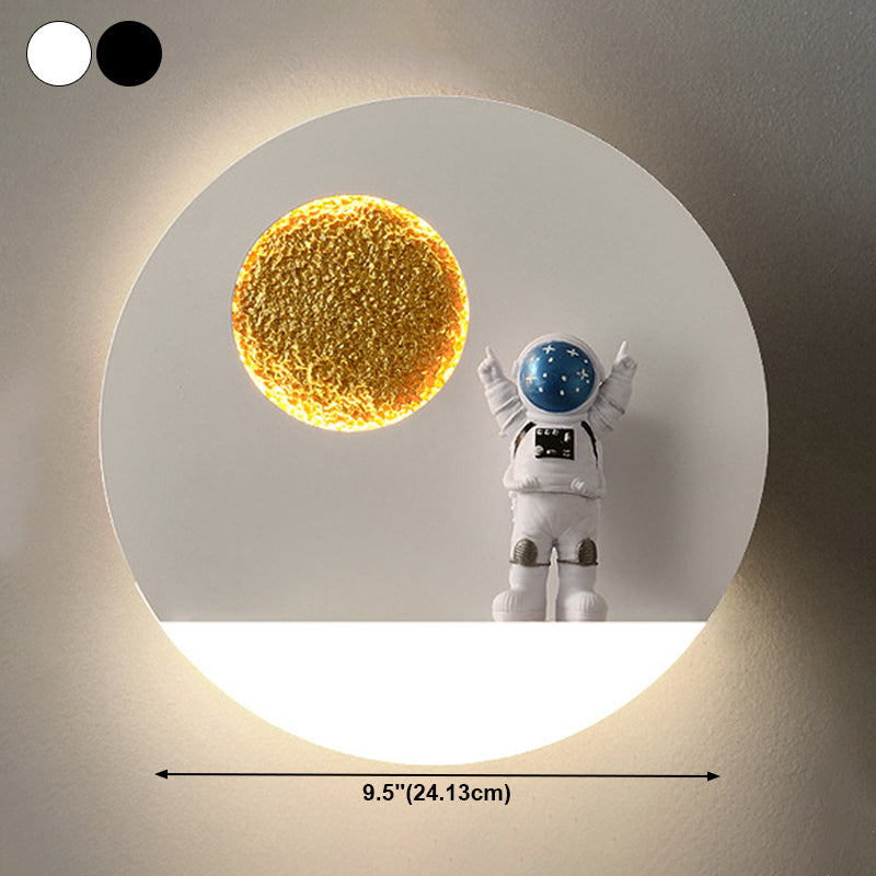 GEOMETRIC HADE SCONCE SCONCE STYE METAL METAL 1 SCONCI LIGHT, SAPI con decorazione