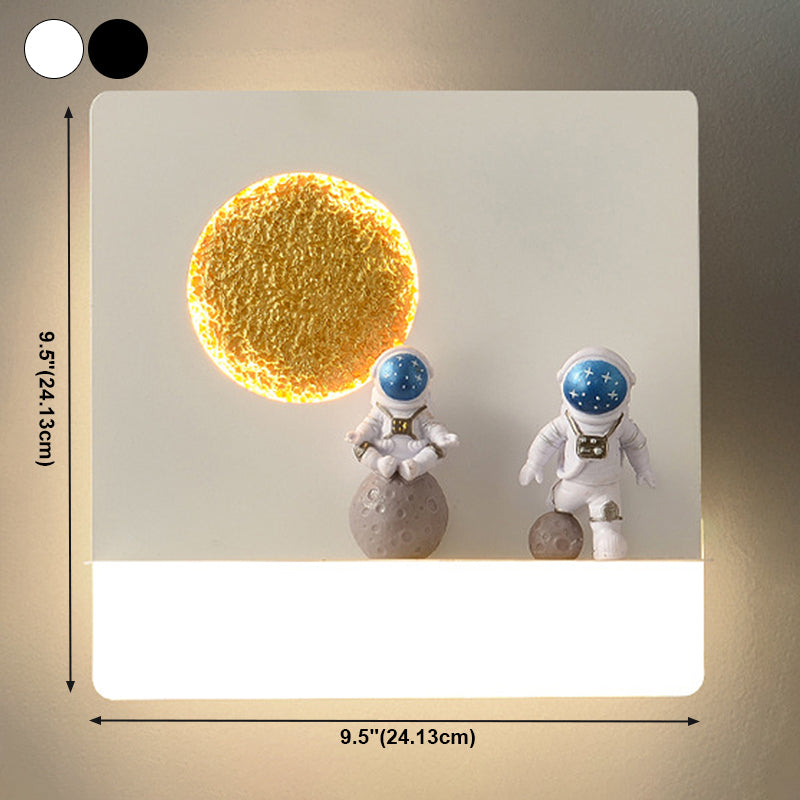 GEOMETRIC HADE SCONCE SCONCE STYE METAL METAL 1 SCONCI LIGHT, SAPI con decorazione