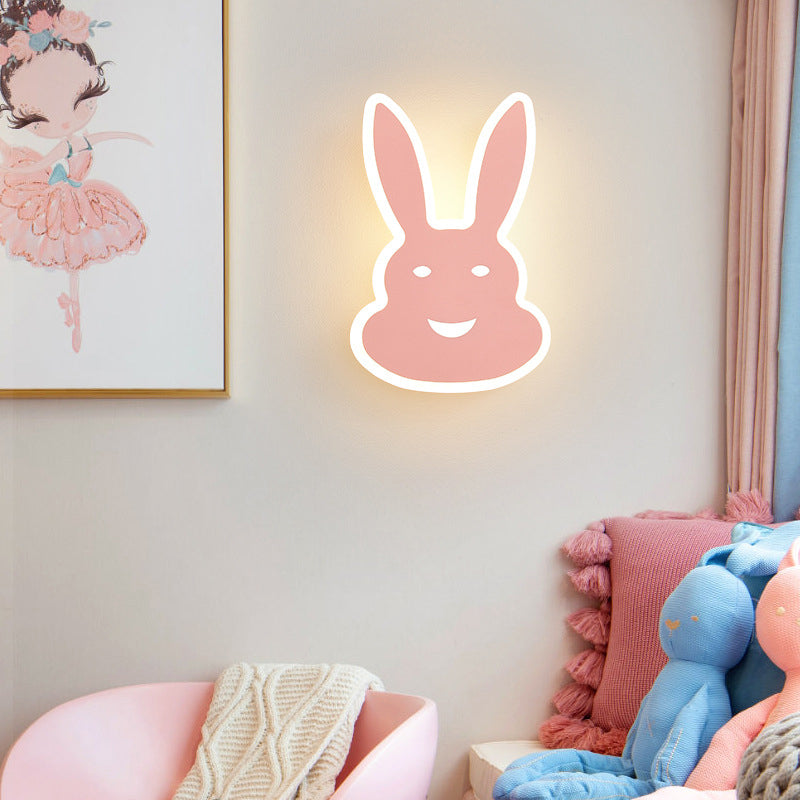 Unique Shade Single Light Wall Sconce Kids Style Metal Wall Mount Light Fixture