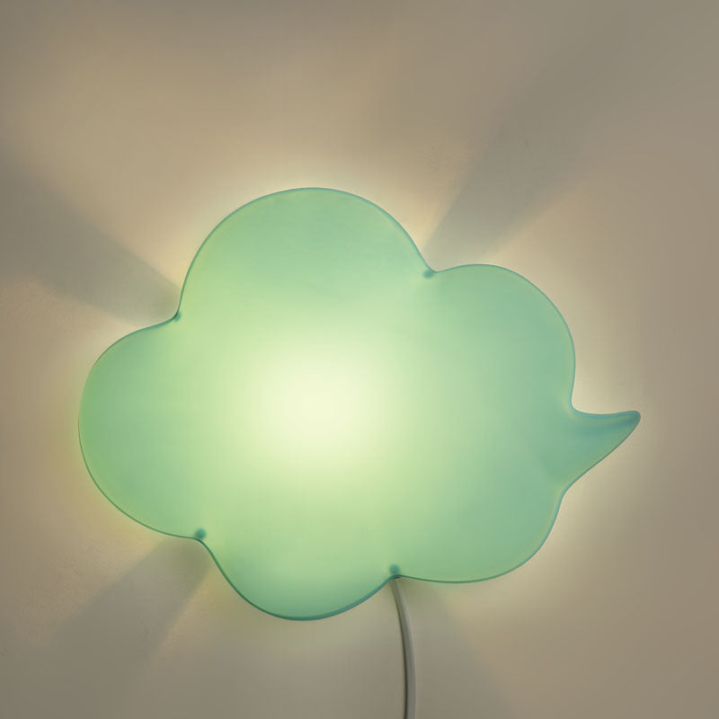 Ombra unica tonalità a parete a parete a parete per bambini in stile muro di plastica lampada da parete