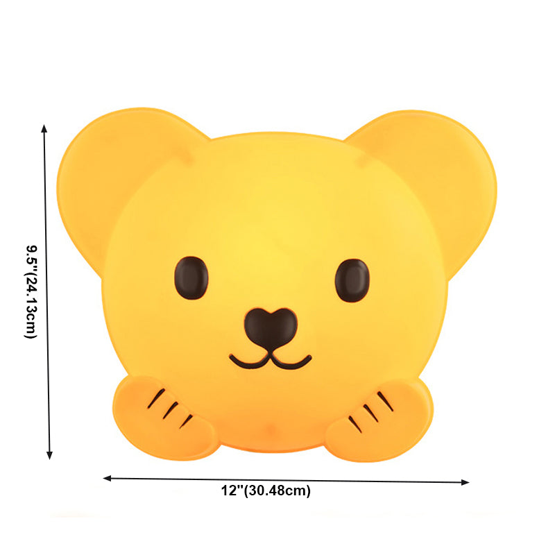 Ombra unica tonalità a parete a parete a parete per bambini in stile muro di plastica lampada da parete