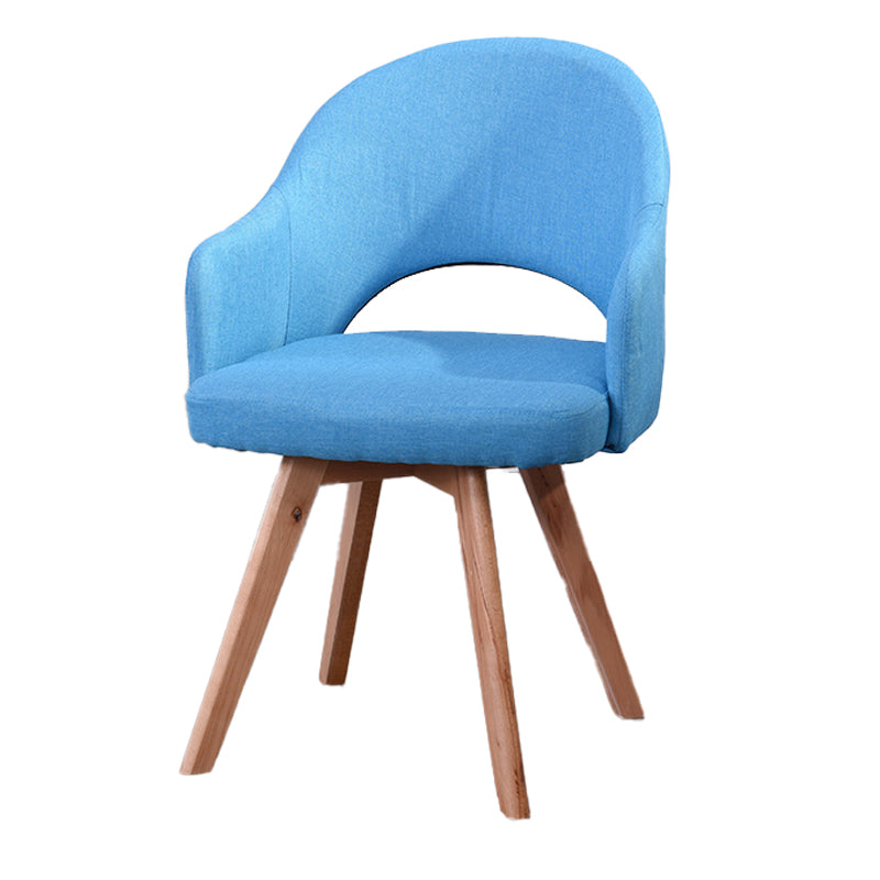 Chaises de salle à manger en bois modernes, fauteuils latéraux à dossier ouvert pour la cuisine