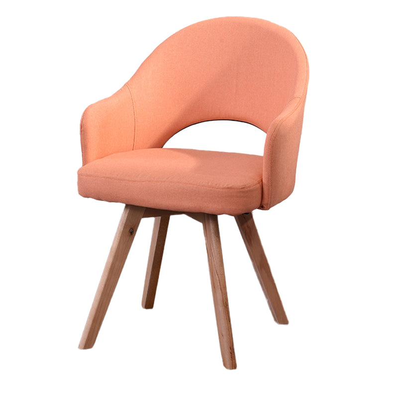 Chaises de salle à manger en bois modernes, fauteuils latéraux à dossier ouvert pour la cuisine
