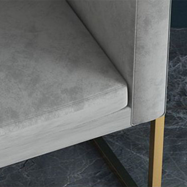Sillas de comedor tapizadas de estilo contemporáneo, sillas con respaldo sólido para el hogar