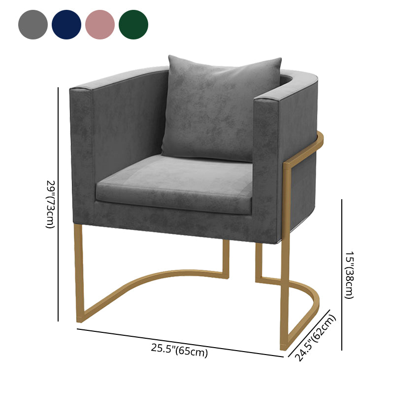 Chaises de salle à manger sans bras tapissées de style contemporain, chaises à dossier solide pour la maison