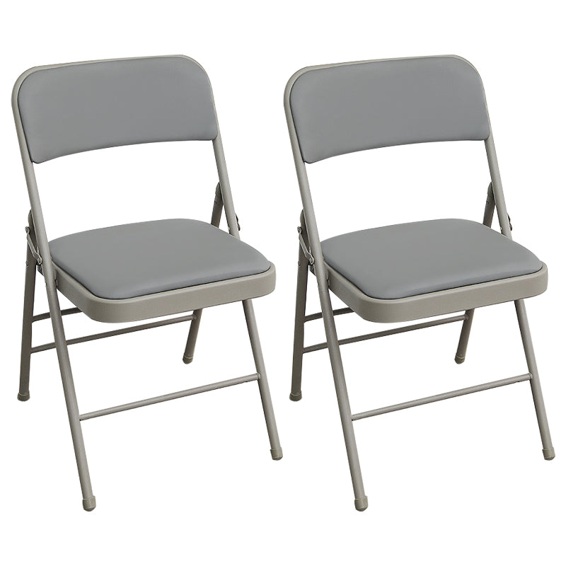 Les chaises latérales tapissées se pliantes de style industriel ouvrent les chaises latérales de salle à manger arrière