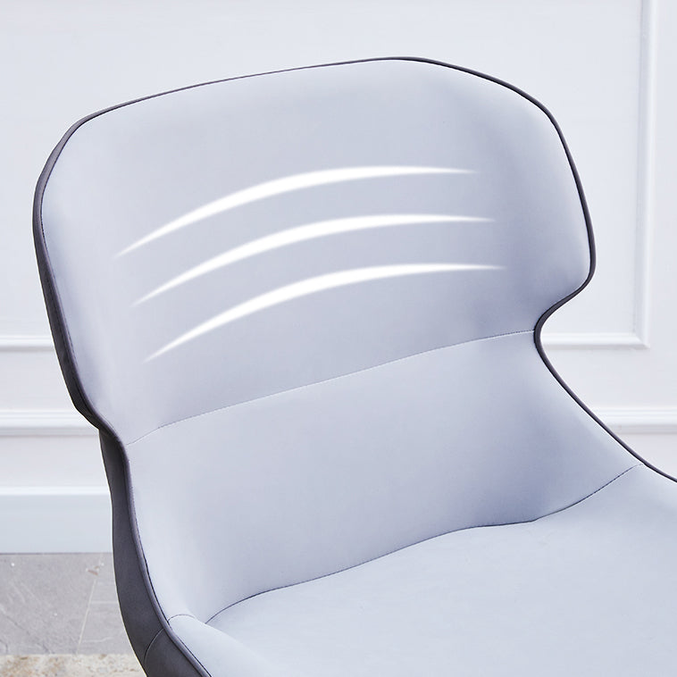 Sillas tapizadas de cuero de estilo nórdico, sillones Wingback Parsons