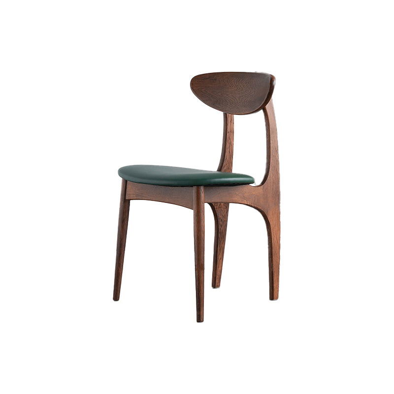 Chaise d'appoint de salle à manger en bois de style scandinave, chaises d'appoint à dossier ouvert pour un usage domestique