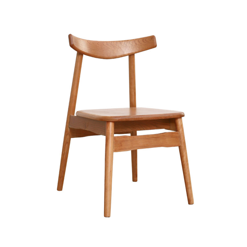 Eigentijdse stijl eetkamerstoelen stoere stoelen zonder eetgelegenheid met houten benen