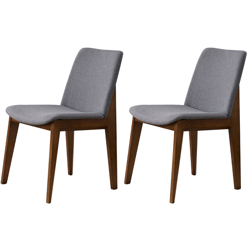 Chaises de salle à manger en bois de style contemporain, chaises latérales sans bras pour cuisine