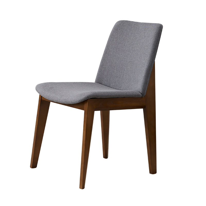 Chaises de salle à manger en bois de style contemporain, chaises latérales sans bras pour cuisine