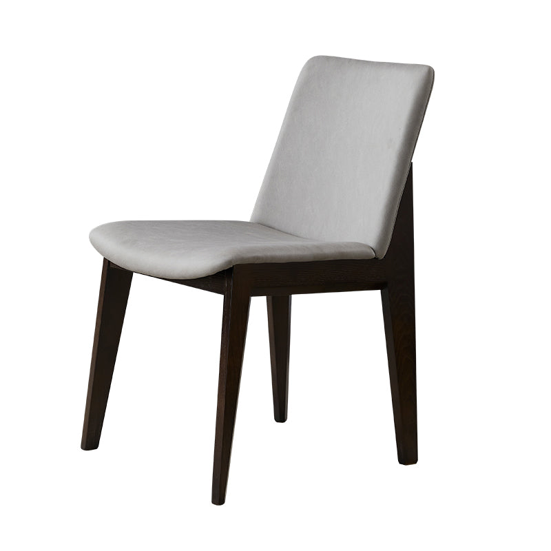 Chaises de salle à manger en bois de style contemporain, chaises latérales sans bras pour cuisine