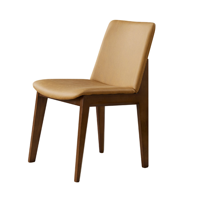 Chaises de salle à manger en bois de style contemporain, chaises latérales sans bras pour cuisine