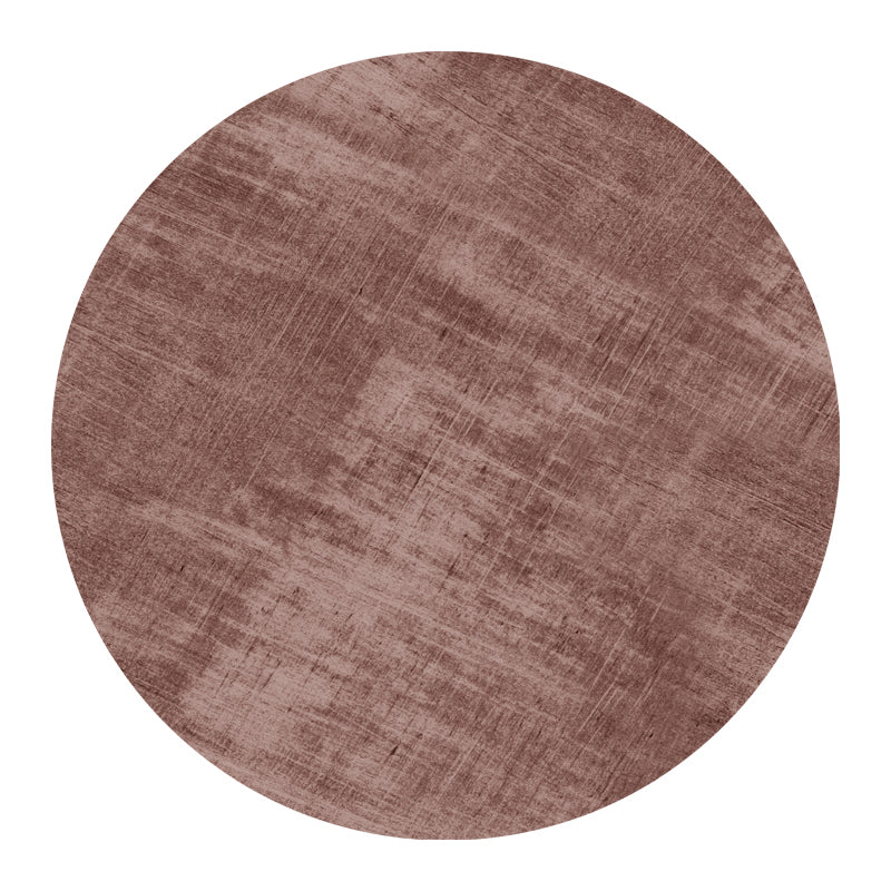 Chic Green Carpet Solid Color Modern Rug Polyester Stain Resistant Rug for Home Decor