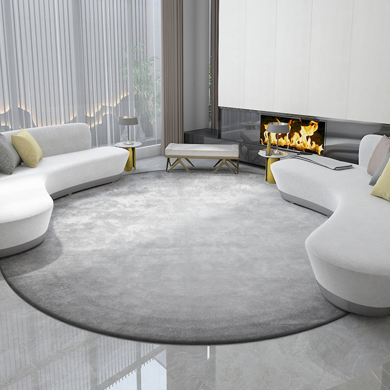 Fancy Modern Carpet Green Polyester Area Rug Tie-Dye Pattern Stain Resistant Rug for Home Decor