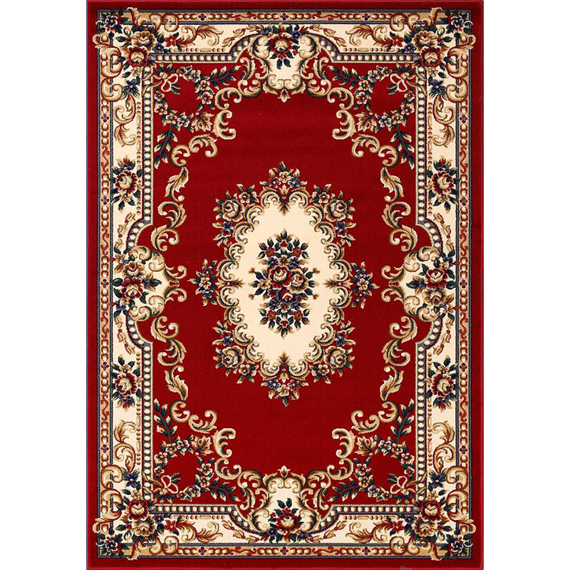 Vintage bloem bedrukt tapijten Polyester Area Tapijt niet-slip achterste binnen tapijt voor volwassenen slaapkamer