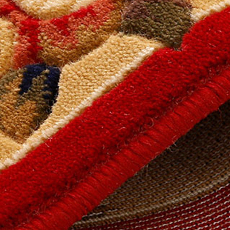 Diseño floral antiguo alfombra poliéster alfombra de alfombra interior de la alfombra resistente al hogar para decoración del hogar