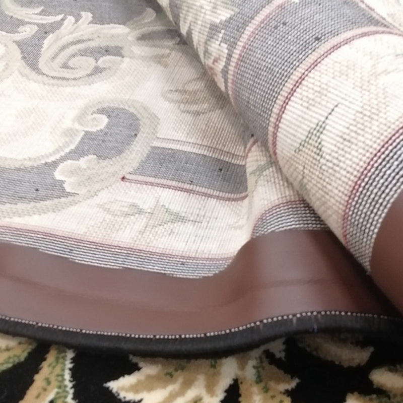 Alfombra de alfombra de alfombra estampada de flores victoriana alfombra antideslizante alfombra de interior para sala de estar para sala de estar