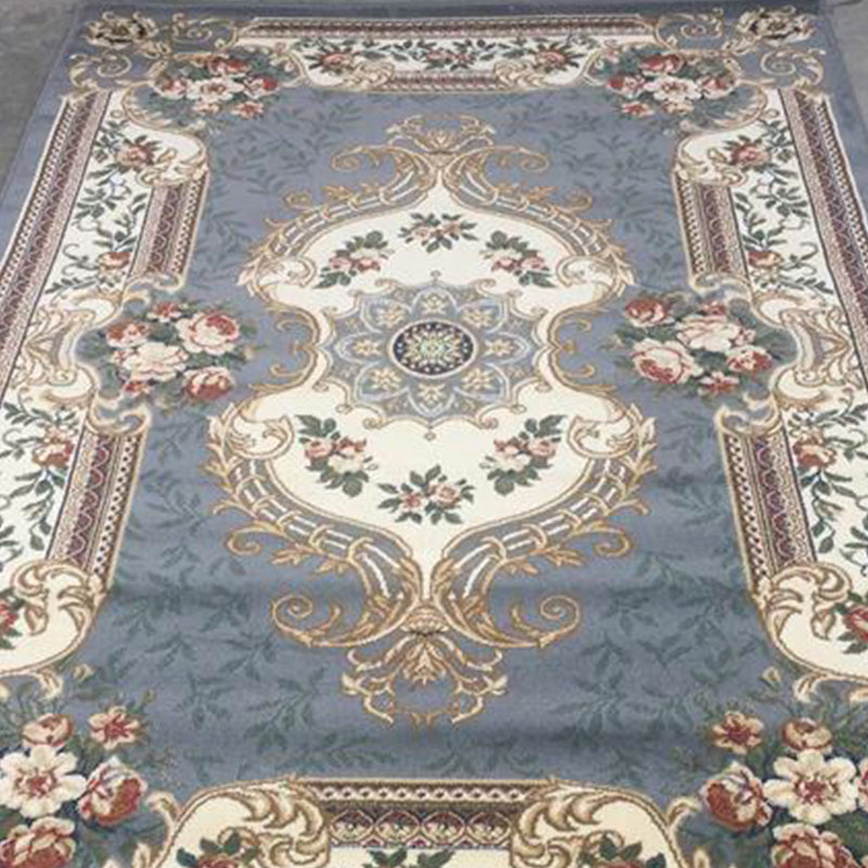 Alfombra de alfombra de alfombra de patrón tribal de mediados de siglo