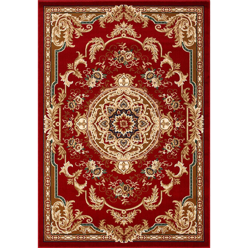Tapis tribal du milieu du siècle du milieu du siècle Polyester Area Tapis sans glissement de tapis intérieur pour décoration de la maison