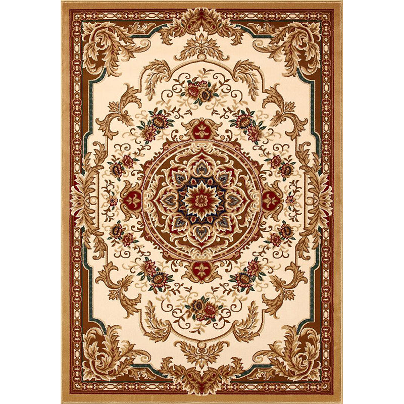 Alfombra de alfombra de alfombra de patrón tribal de mediados de siglo