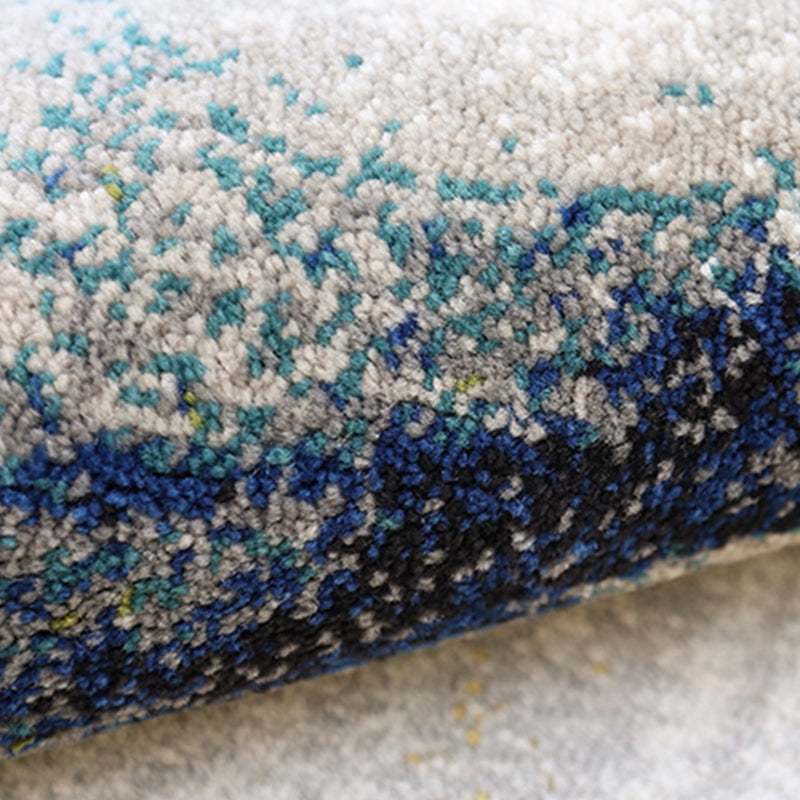 Modern Area Carpet Abstract Pattern Polyester Area Rug Stain Resistant Area Rug for Home Decor