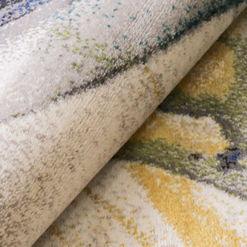 Modern gebied tapijt abstract patroon polyester gebied vloerkleurbestendig gebied tapijt voor woningdecoratie