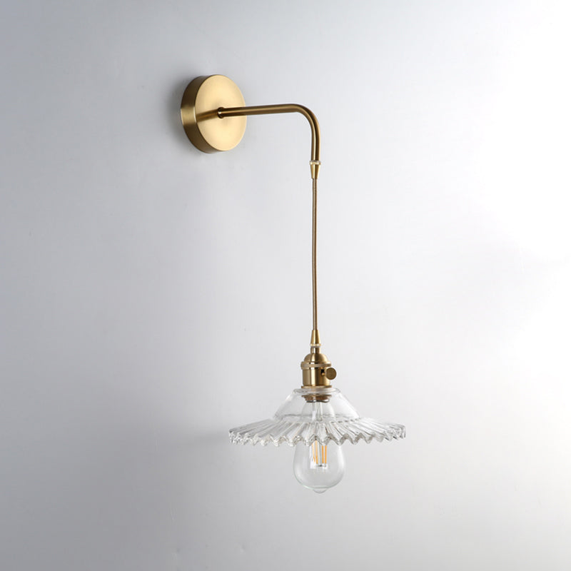 Accesorios de iluminación de cono de cono Lámpara de iluminación de paredes industriales 1 Lámpara de apliques de luz