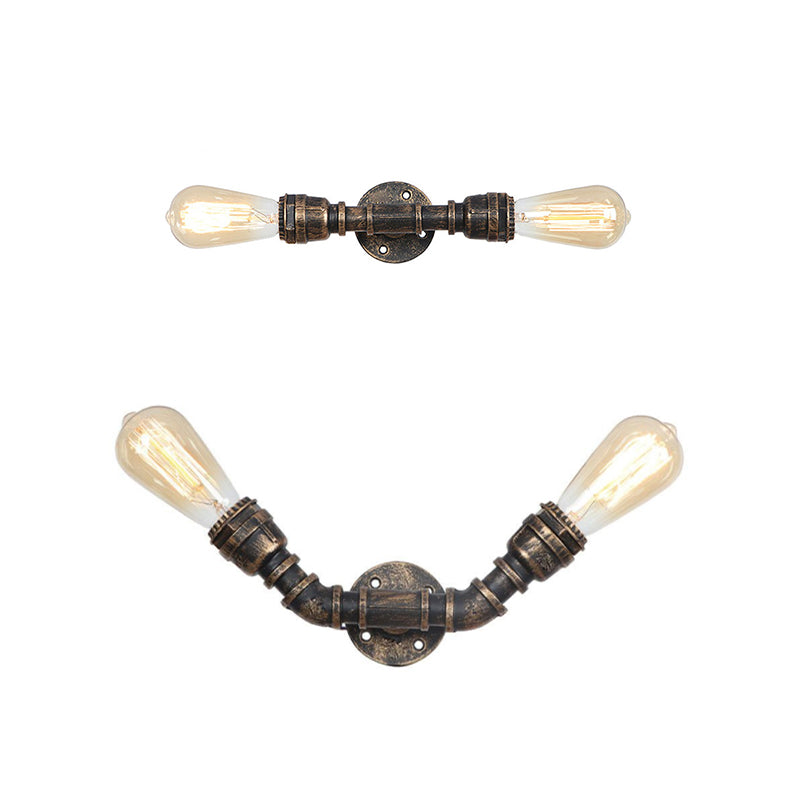 Industrial Style Wall Lighting Fixtures Metal Mutil Light Wall Mounted Light Fixture