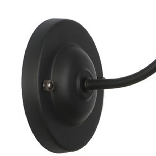 Geometric Wall Sconce Lighting Industrial Style Glass 1 Head Wall Mounted Light Fixture in Black