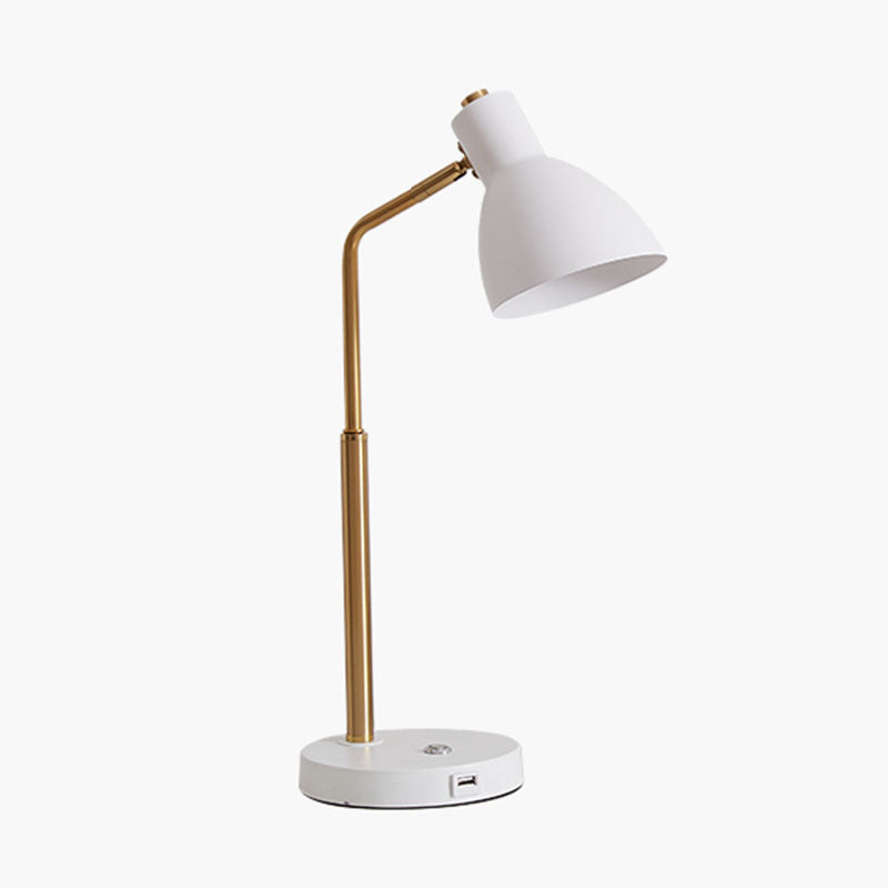 1 tavolo da cono leggero luce secolo di secolo moderno lampada da tavolo da tavolo in metallo