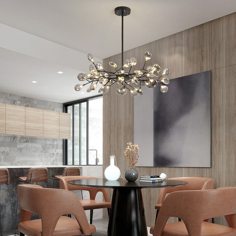 Lampadari contemporanei rotondi lampadario illuminazione metallo lampadario