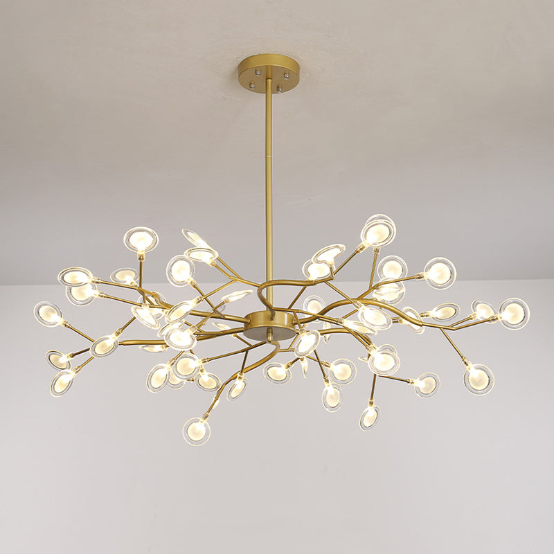 Lampadari contemporanei rotondi lampadario illuminazione metallo lampadario