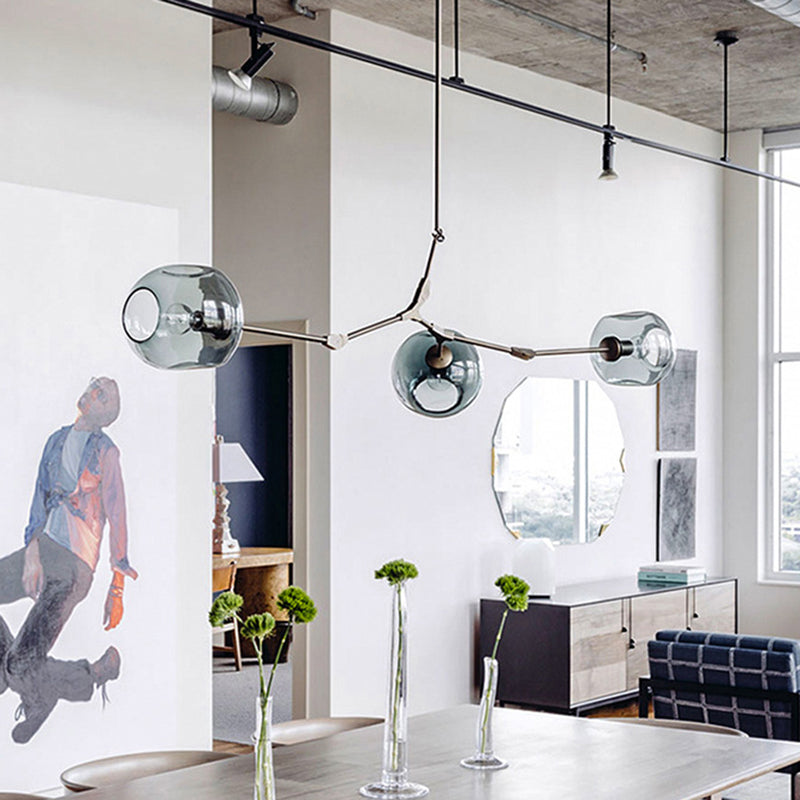 Global Branch Chandelier Modern Chandelier Lights Metal 3 Light Chandelier Lamp
