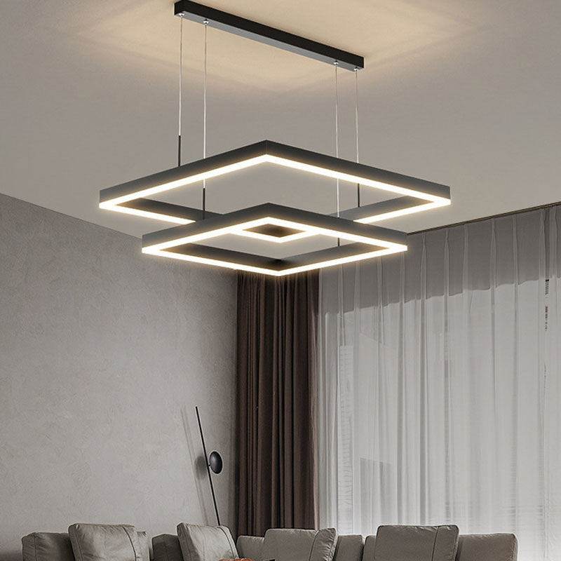 Nordic Modern Simple Style LED Chandelier Pendant Light for Living Room Dining Room