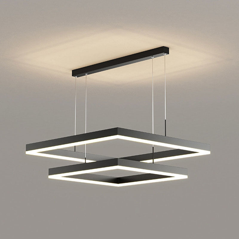 Nordic Modern Simple Style LED Chandelier Pendant Light for Living Room Dining Room