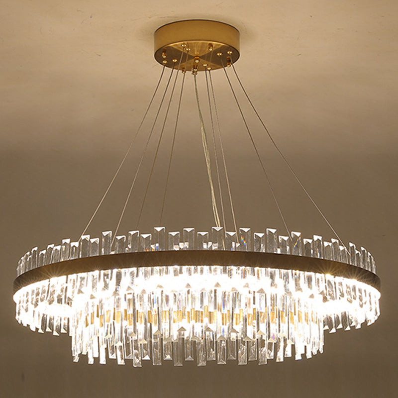 Leichte luxuriöse nordische Minimalismus Moderne LED -Island Kronleuchter Licht für Esszimmer Wohnzimmer