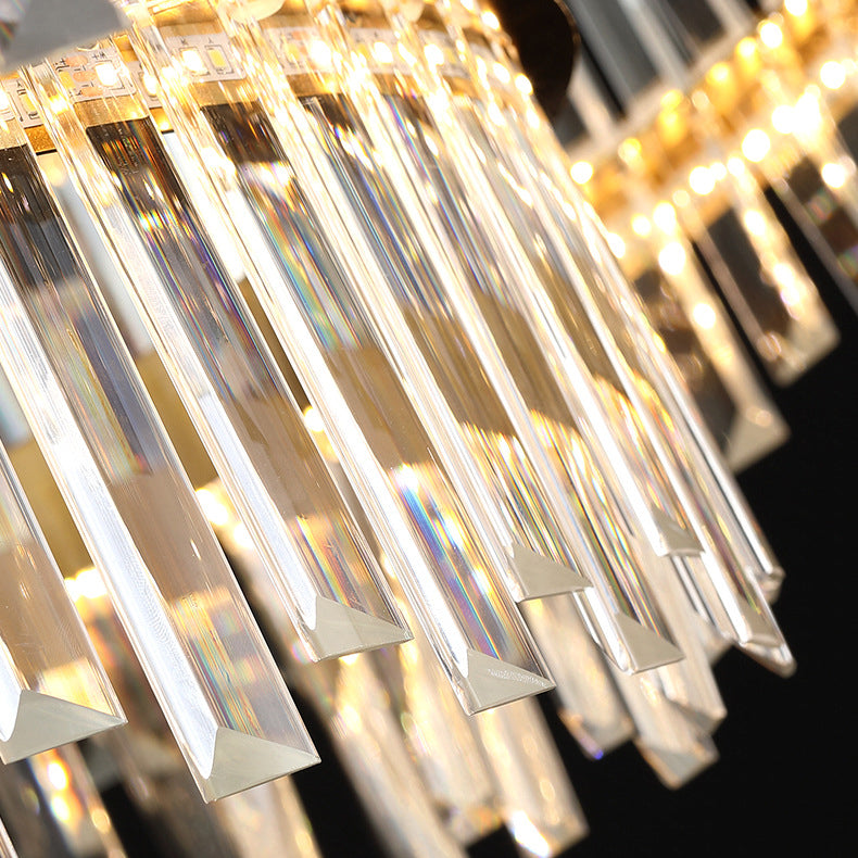 Leichte luxuriöse nordische Minimalismus Moderne LED -Island Kronleuchter Licht für Esszimmer Wohnzimmer