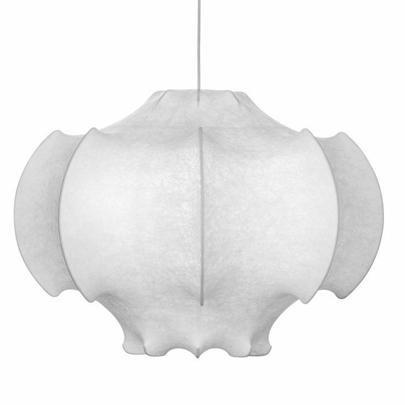 Stoff schattiert Anhänger Beleuchtungsstoffe minimalistischer Stil weiß hängendes Licht