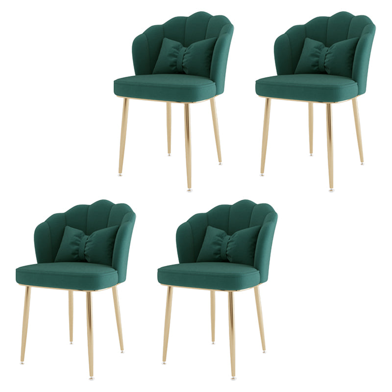 Fauteuil rembourré pour chambre à coucher scandinave, finition mate, chaise de salle à manger à dossier solide