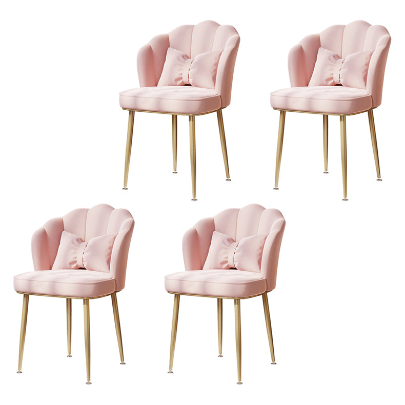 Fauteuil rembourré pour chambre à coucher scandinave, finition mate, chaise de salle à manger à dossier solide