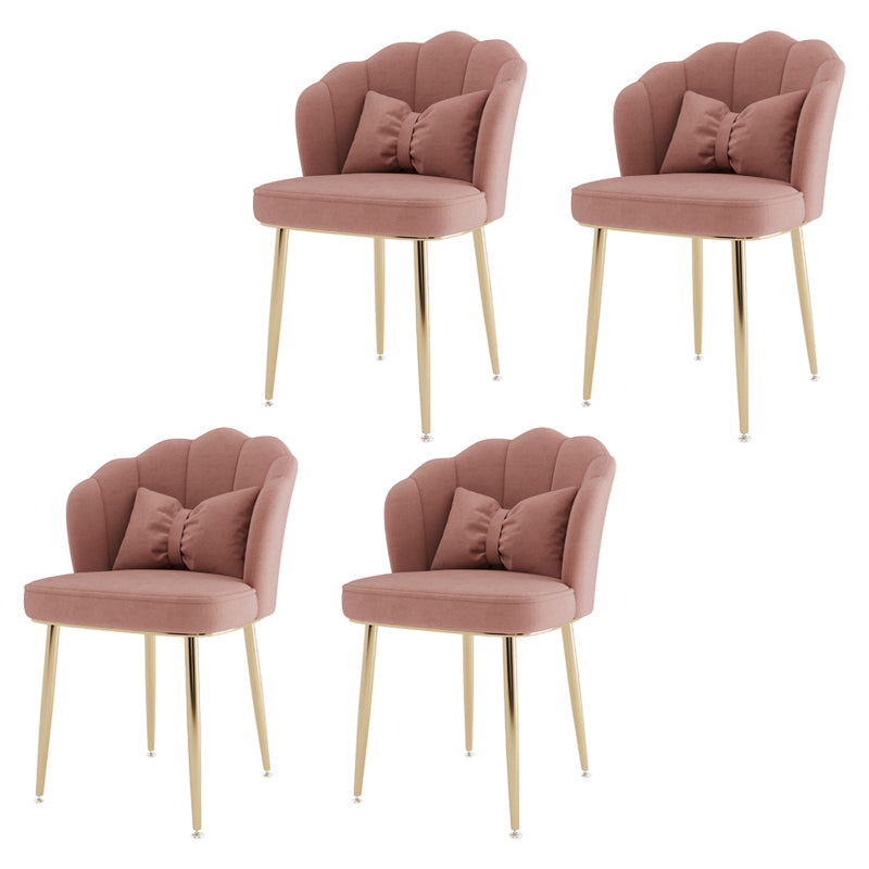 Fauteuil rembourré pour chambre à coucher scandinave, finition mate, chaise de salle à manger à dossier solide