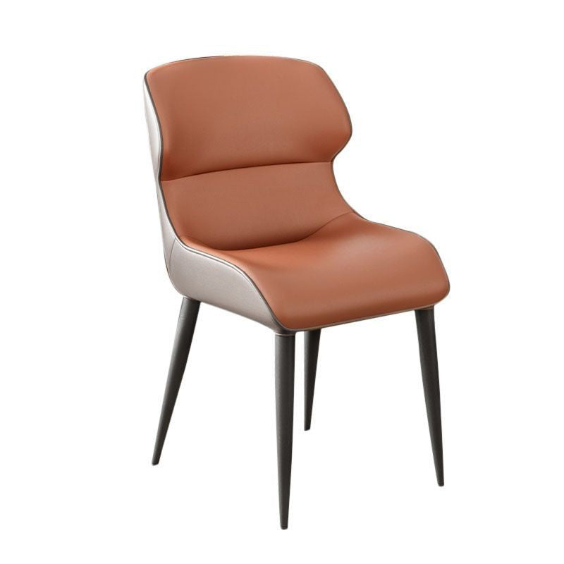 Ensemble de chaises avec accoudoirs à oreilles de cuisine et de salle à manger de style moderne (Ensemble de 4)