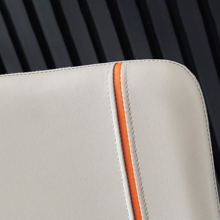 Parsons de finition mate de chaise latérale en cuir d'unité centrale d'hôtel contemporain dinant des chaises