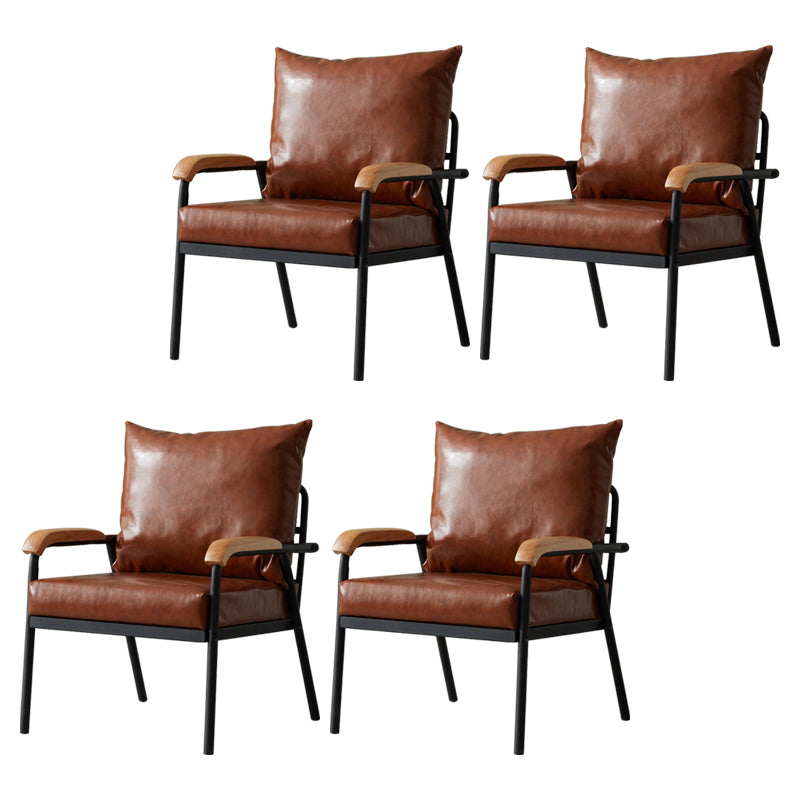 Chaise d'intérieur et d'extérieur moderne, chaise d'appoint rembourrée à dossier croisé en métal