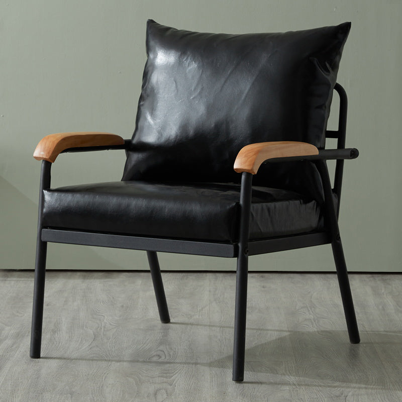 Chaise d'intérieur et d'extérieur moderne, chaise d'appoint rembourrée à dossier croisé en métal