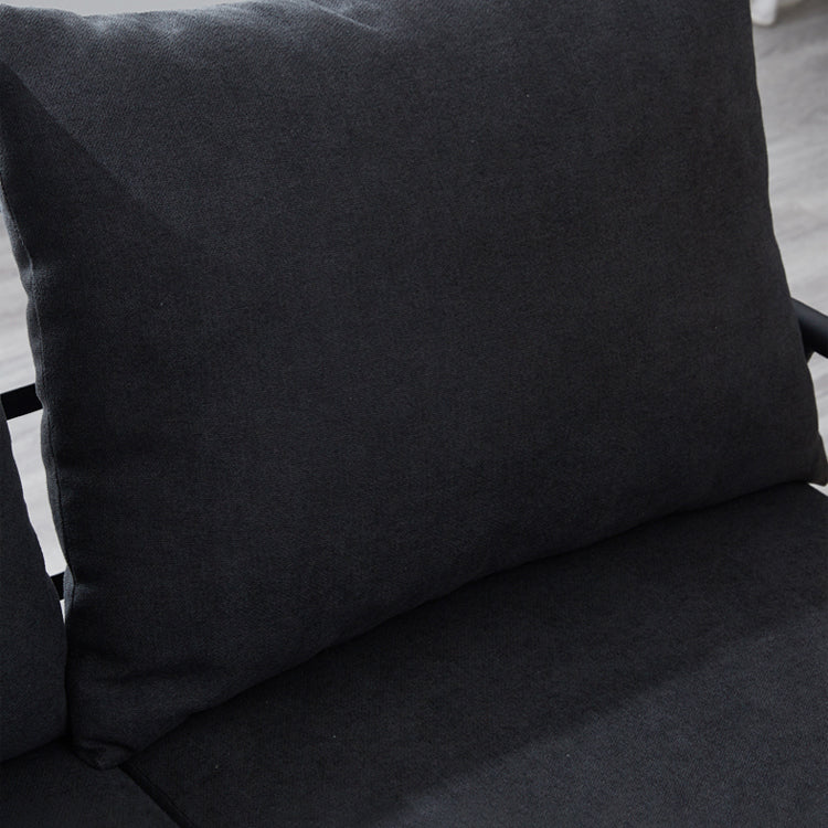 Chaise d'intérieur et d'extérieur moderne, chaise d'appoint rembourrée à dossier croisé en métal