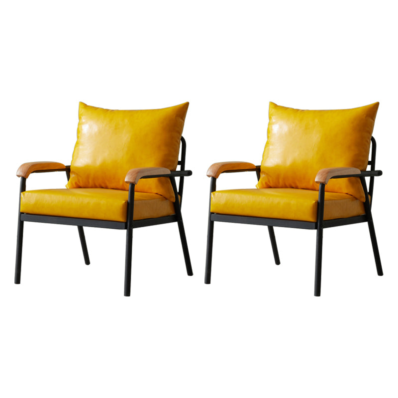 Chaise d'intérieur et d'extérieur moderne, chaise d'appoint rembourrée à dossier croisé en métal