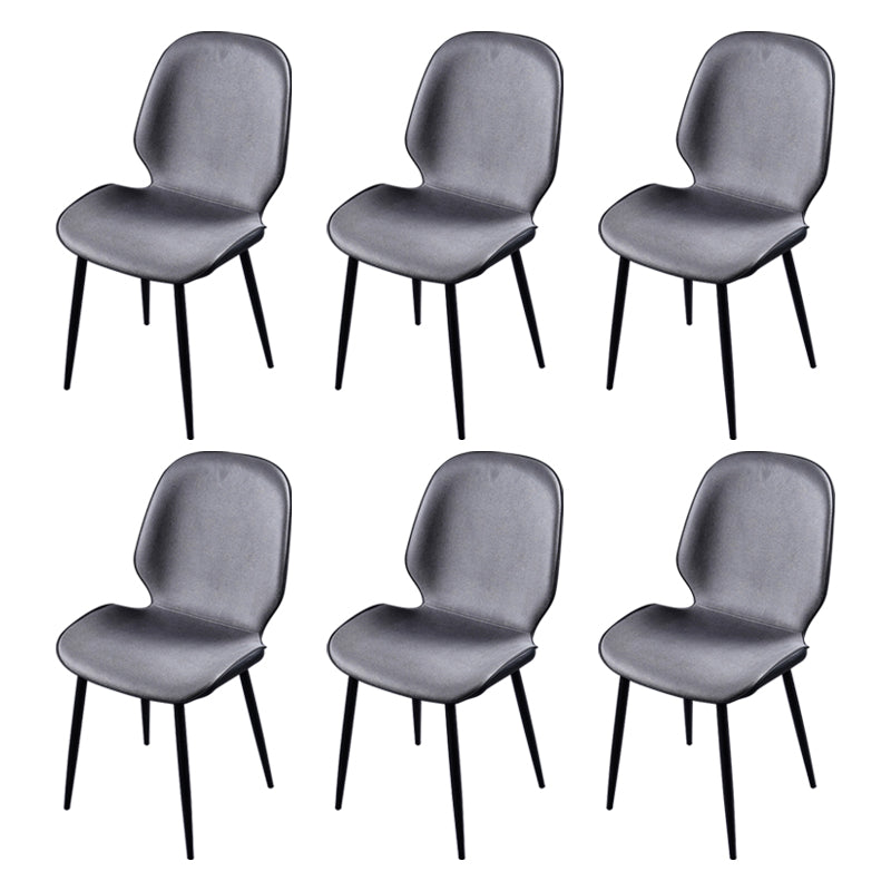 Chaise d'appoint scandinave pour salle de conférence, finition rembourrée mate, chaises de salle à manger Parsons